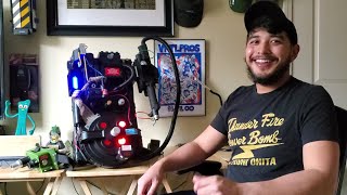 In depth look at my Modified Spirit Halloween Proton Pack and Hasbro Spengler Neutrona Wand [upl. by Anetsirhc249]