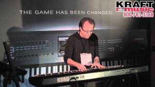 Kraft Music  Korg Kronos Demo with John Novello NAMM 2011 HIGH QUALITY [upl. by Artekal]