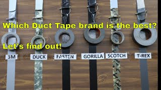 Which Duct Tape Brand is the Best Lets find out [upl. by Atiuqan527]