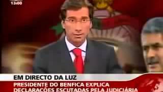 VERGONHA  Presidente do Benfica apanhado a escolher árbitros [upl. by Ahsinik]