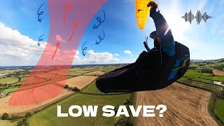 EPIC LOW SAVE Paragliding XC Tips [upl. by Naerol]