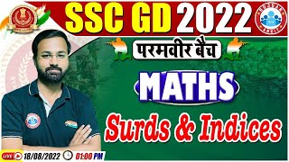 Surds amp Indices  घातांक और करणी  SSC GD Maths 14  SSC GD Exam 2022  Maths By Deepak Sir [upl. by Attela99]