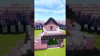 Cherry Blossom House 🌸🏠 viral shorts minecraft minecrafthouse blossom [upl. by Sibie]