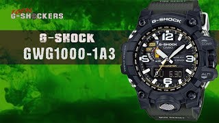 Casio GSHOCK Mudmaster GWG10001A3 Master of G  Top 10 Things Watch Review [upl. by Enovad104]