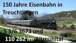 150 Jahre Eisenbahn in Treuchtlingen  S 36 im Altmühltal am 29092019 [upl. by Ahsratal35]