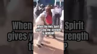 Holy Spirit ACTIVATE 🕺🏻 love jesus worship god bible dance memes funny shorts [upl. by Revorg242]