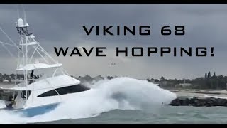 VIKING YACHTS 68 ROUGH SEAS  Billfish TV 080 [upl. by Ettelracs121]