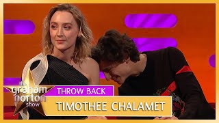 Why Saoirse Ronan Calls Timothée Chalamet Pony  The Graham Norton Show [upl. by Ahsirahc]