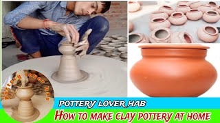 Ceramics  making clay and pottery  Amazing earthenware pot mass production process  Diy clay pots [upl. by Ettenawtna]