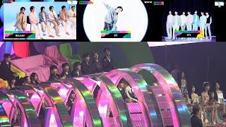 BTS 방탄소년단 Top 10 Award Global Solo Artist Hot Trend Award Favorite Artist Award Reaction MMA 2023 [upl. by Attiuqehs709]