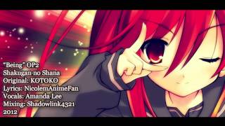 ENGLISH quotBeingquot Shakugan no Shana Feat Amanda Lee [upl. by Conlan]