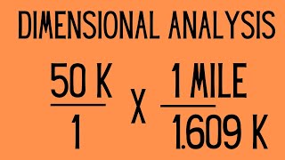 Dimensional Analysis  Examples and Problems [upl. by Hait]