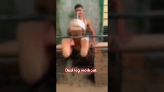 Desi leg workout at home hard workviralshorts [upl. by Aynekal]