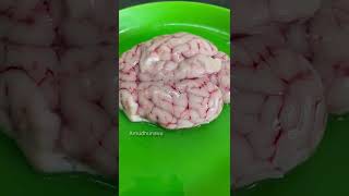 ஆட்டு மூளை வறுவல்  Brain Pepper Fry  Mutton Brain Masala  Goat Brain Recipe  Goat Brain Egg Fry [upl. by Osicran791]