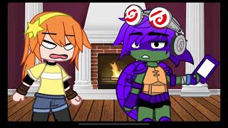 2012 April meets Rise Donnie  Tmnt  Rottmnt  Gacha Club [upl. by Adlei]