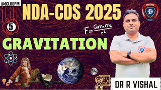 NDA CDS Physics  Gravitation  Lecture 05  Bhishma 20 by R Vishal Sir  Gravitation Physics [upl. by Pryce342]