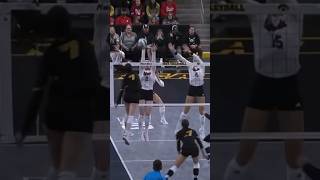 Bergen Reilly Block Nebraska Husker Volleyball 111923 vs Iowa volleyball huskers nebraska [upl. by Rosamond]