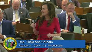 Rep Tricia Cothams Speech to Override the Governors Veto of HB10 [upl. by Gerk]