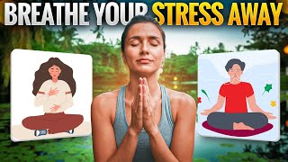 Want To Feel Less Stressed Try These Powerful Breathing Techniques  Calm Your Mind [upl. by Salchunas10]