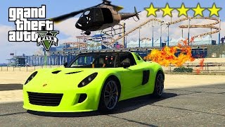 GTA 5  UNE COURSE POURSUITE VRAIMENT INCROYABLE  ROCKET CAR PARACHUTE CAR QUAD AQUA ETC [upl. by Dot]