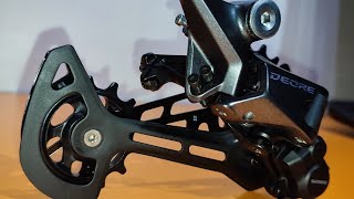 Shimano Deore 1x12 M6100 Transmisión Descarrilador Shifter Piñón y cadena Unboxing Aliexpress [upl. by Eliathan410]