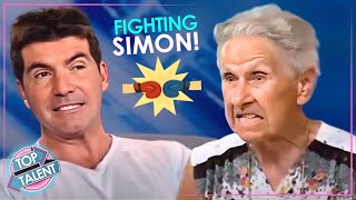 ANGRY Contestants FIGHT With Simon and The Judges [upl. by Meilen]