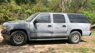 Raptor Liner Paint Job Step by Step Suburban Part 2 of 7 [upl. by Aihsined]