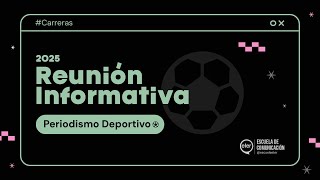 Periodismo Deportivo ReuniónInformativa [upl. by Asilrak]