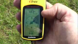 4 Creating and navigating to a waypoint using your handheld satnav GPS [upl. by Annavoeg]