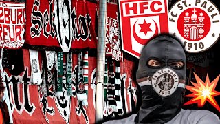 quotNie wieder Deutschlandquot Halle vs Sankt Pauli [upl. by Aropizt]