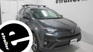 etrailer  How to Set Up Your Yakima RidgeLine Roof Rack for Flush Rails on a 2018 Toyota RAV4 [upl. by Daeriam]