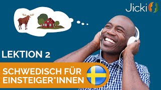 🇸🇪 Schwedisch lernen für Anfängerinnen Einsteiger Lektion 2 [upl. by Erinna]