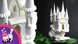 Sugar Fairytale Castle Cake Topper  Tutorial by Yeners Way [upl. by Helmut]