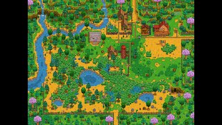 Meadowlands Farm Year 1 Timelapse  Stardew Valley [upl. by Retxab701]