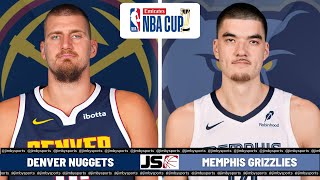 DENVER NUGGETS VS MEMPHIS GRIZZLIES  NBA Live Scoreboard 2024 [upl. by Arrekahs702]