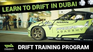 LEARN TO DRIFT IN DUBAI  Prodrift Academy Training Program [upl. by Yrrum]