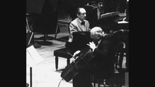 Rostropovich and Horowitz play Rachmaninoff Andante from Cello Sonata 1976 [upl. by Ruthven]