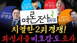 남천동生라이브 여론조사 꼿꼿 화성 을 지역구 치열한 2위 경쟁 속 최고 비호감쟁이는 누구 [upl. by Osithe705]