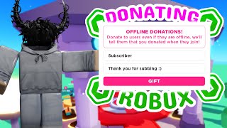 🔴 PLS DONATE LIVE  GIVING ROBUX TO VIEWERS Roblox Giveaway 💰 [upl. by Nohsad671]