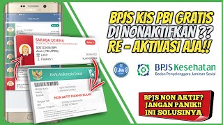 Cara mengaktifkan Bpjs Kesehatan KIS GRATIS yang sudah tidak aktif [upl. by Olumor521]