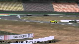 Hockenheim Speer Racing Ölspur Oil almost crashes durch Ariel Atom mehrere Abflügempg [upl. by Lartnom]