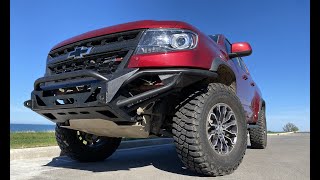 ZR2 Front Bumper from Lil Bs Fab Install and Review [upl. by Lesli50]