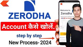 Zerodha Account Opening  How to Open Account in Zerodha  Demat Account Kaise Khole [upl. by Dody898]