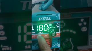 Funcionamiento de los botones del display de la máquina de soldar marca TOTAL código UTW2200691 [upl. by Eerrahs841]