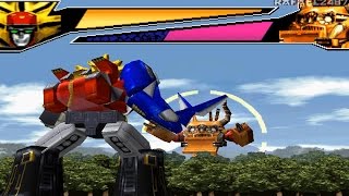 Hyakuju Sentai GaoRanger PS1 Story Mode Part 2 Bulldozer Org HD [upl. by Purcell]