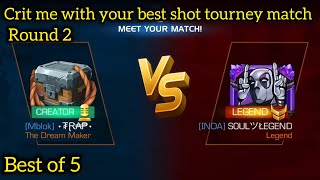 CRIT ME WITH YOUR BEST SHOT TOURNEY MATCH Round 2 [upl. by Yhtuv]