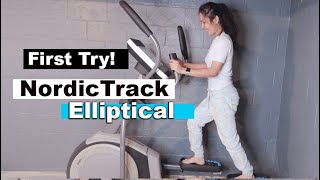 Best Elliptical Workout NordicTrack First Try [upl. by Leff]