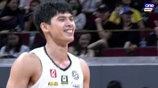 CJ Cansino heats up from downtown  UAAP Season 86 Mens Basketball [upl. by Ynattib715]