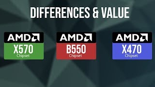 AMD B550 X570 and x470 chipset specs amp performance differences Is it worth the upgrade [upl. by Romanas]