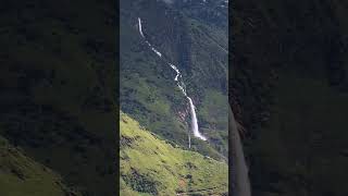 beautiful waterfall hillstation auli kasauli snowfall masoori😊😊👌💐💐💐 [upl. by Anelav]